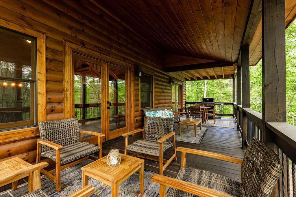 Luxe Family Cabin 8 Min To Downtown Blue Ridge Exterior photo