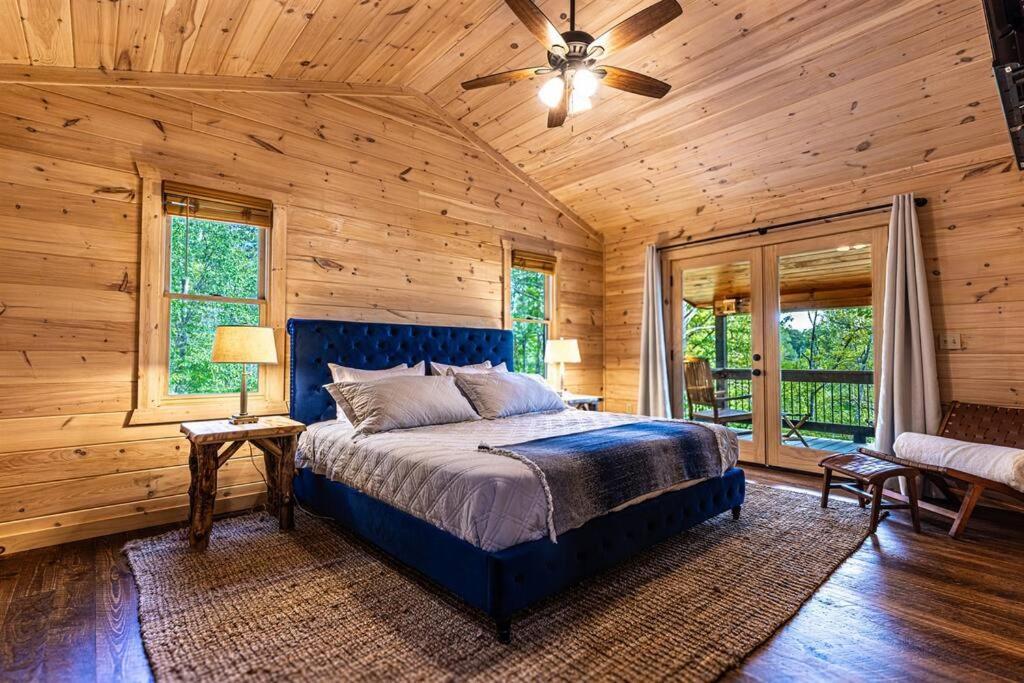 Luxe Family Cabin 8 Min To Downtown Blue Ridge Exterior photo